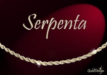 Serpenta - řetízek zlacený